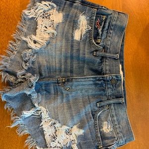 Hollister high waisted shorts
